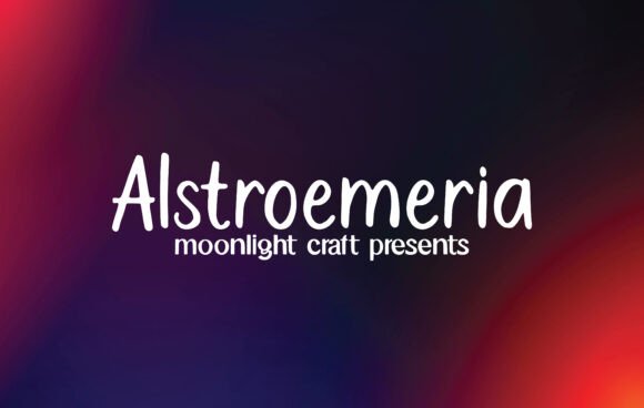 Alstroemeria: A Handwritten Font for Authentic Branding
