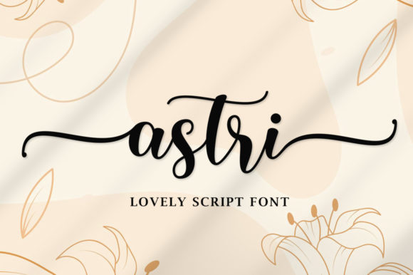 Astri Script: A Handwritten Font That Adds Luxury Spark to Design