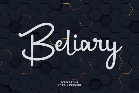 Beliary: A Handwritten Font for Creative Ideas