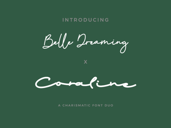Belle Dreaming X Coraline Duo: A Love Letter in Type