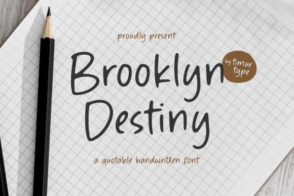 Brooklyn Destiny: The Casual Font with Serious Warmth
