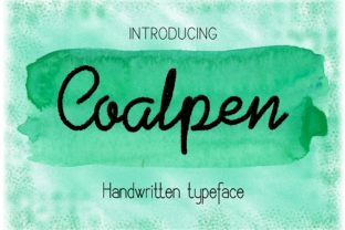 Coalpen: The Fine Handwritten Typeface That Feels Genuinely Human