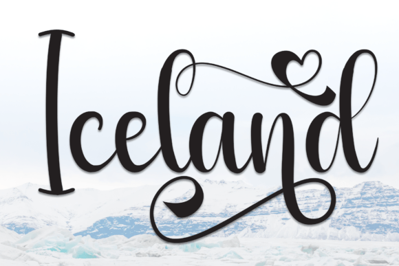 Discover the Warmth of the Iceland Typeface