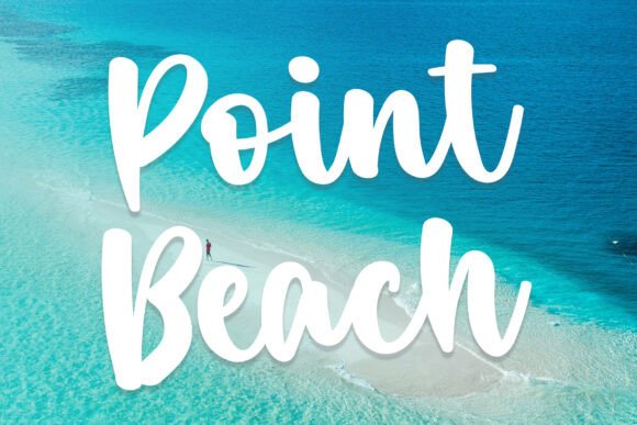 Point Beach: A Font That Captures Coastal Energy