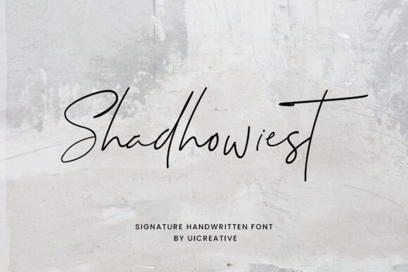 Shadhowiest: The Handwritten Font for Authentic Branding