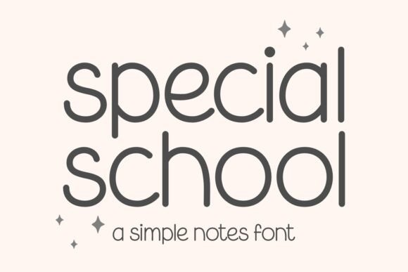 Special School: A Handwritten Font for Clean, Modern Design