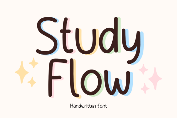 Study Flow: The Handwritten Font That Feels Like a Real Conversation