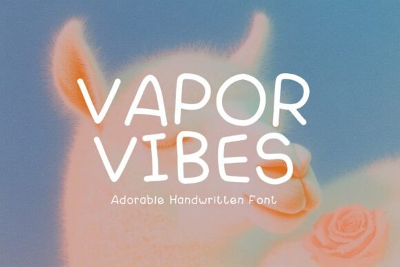 Vapor Vibes: A Modern Typeface for Playful Branding