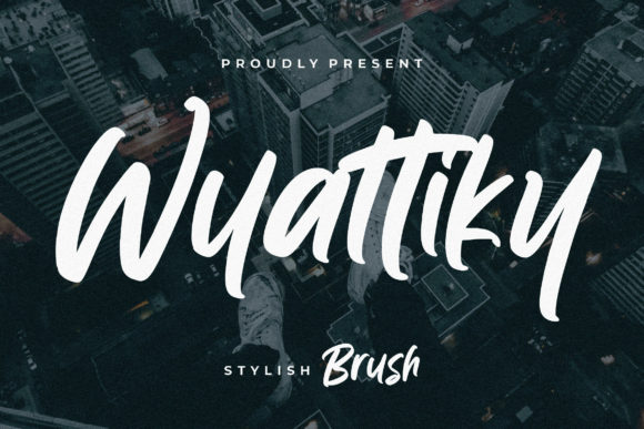 Wyattiky: A Brushed Handwritten Font for Modern Creators